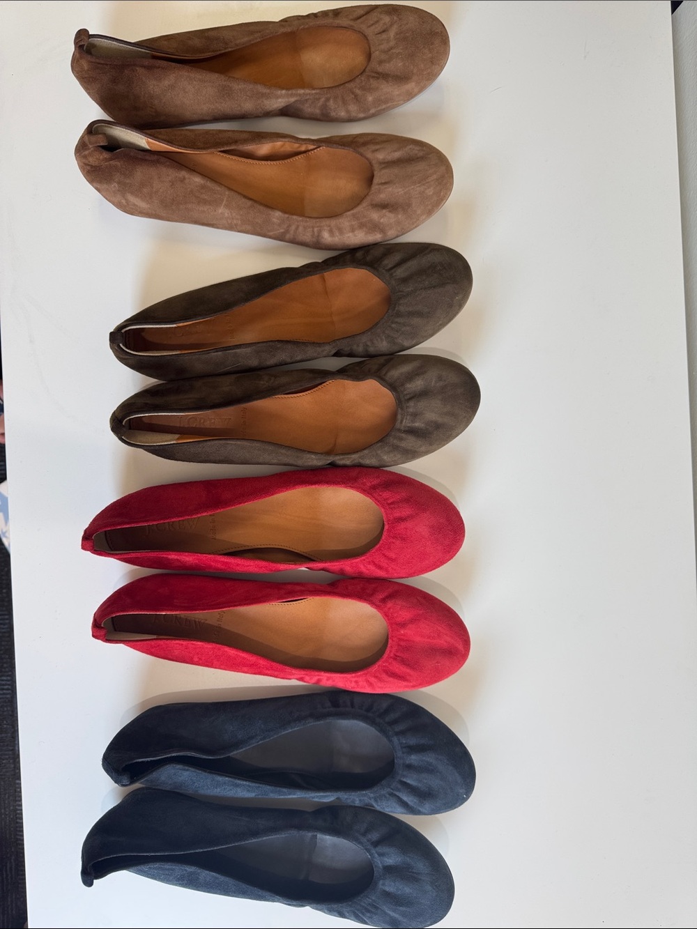 J Crew Made In Italy Ballet Flats-Tan - Picture 2 of 4